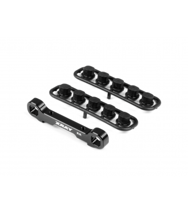 GT’22 ALU REAR LOWER SUSP. HOLDER - REAR - SQUARE ADJ. ROLL-C.