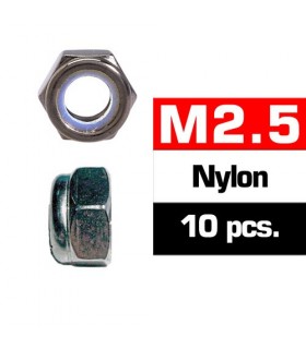 TUERCAS AUTOBLOCANTES M2.5 (10u.)