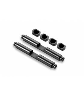 EXTREME HEAT RESISTANT F/R ALU DIFF PIN WITH INSERTS (2+4)