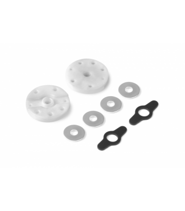 AMORTIGUADOR PISTON 2-VIAS FLUJO DELRIN 5-H. (1 5 mm) y 2-H. (1.0MM) (2)