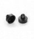 TUERCA DE AMORTIGUADOR XB8 ALU 4x ORIFICIO DE PURGA - NEGRO (2)