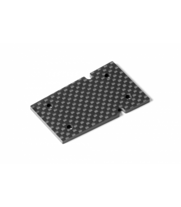 TAPA TRASERA DEL CHASIS XB4'20 GRAPHITE 2MM