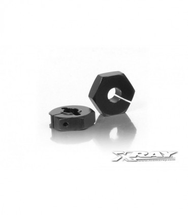 HEX. SOPORTE RUEDA ALUM. 14MM (2)