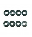 ARANDELA 3mm ANODIZADO DURO (1.0mm) MTX6 MUGEN (8u.)