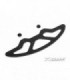 X10 GRAPHITE 2.5MM FRONT BUMPER & SHIMS - V2