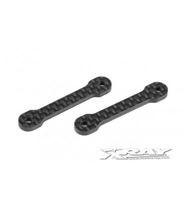 X10 GRAPHITE 2.5MM MOUNTING PLATE RISERS (2)