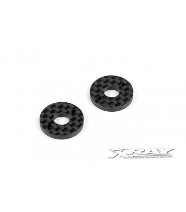 ARANDELAS X10 GRAPHITE 2.5MM 6MM BODY POST (2)
