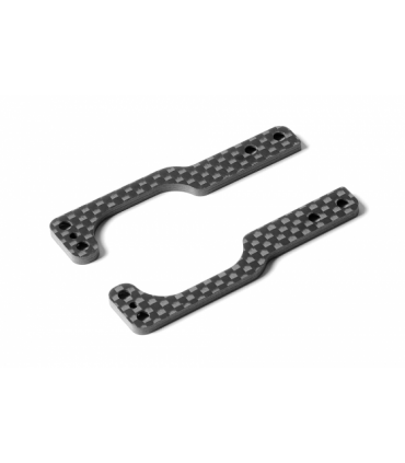 X1'20 GRAPHITE REAR WING HOLDER SIDE PLATE 2.5MM (L+R)