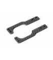 X1'20 GRAPHITE REAR WING HOLDER SIDE PLATE 2.5MM (L+R)