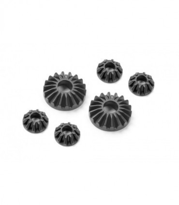 COMPOSITE GEAR DIFF BEVEL & SATELLITE GEARS (2+4)