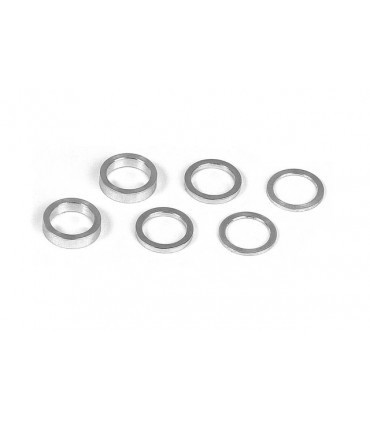SET ARANDELAS ALU 6.37x8.4MM (0.5MM  1.0MM  2.0MM)