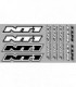 PEGATINAS CARROCERIA XRAY NT1 - BLANCO