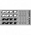 PEGATINAS CARROCERIA XRAY NT1 - BLANCO