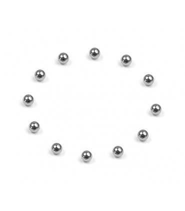 BOLAS DE METAL DURO 2.4MM PARA DIFERENCIAL (12)