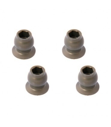 ROTULAS ALUMINIO 6mm MTX-6 MUGEN (4u.)