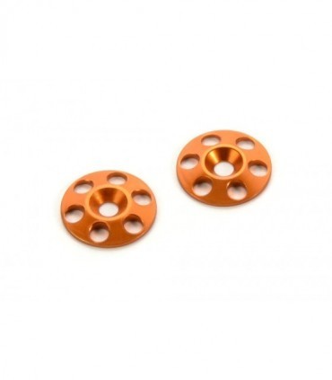 ARANDELAS ALUM. ALERÓN OFF ROAD NARANJAS
