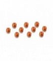 TUERCA ALUMINIO M3 - NARANJA (10)
