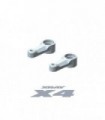 X4 ALU DUAL STEERING ARM - BLACK + BALL-BEARINGS (