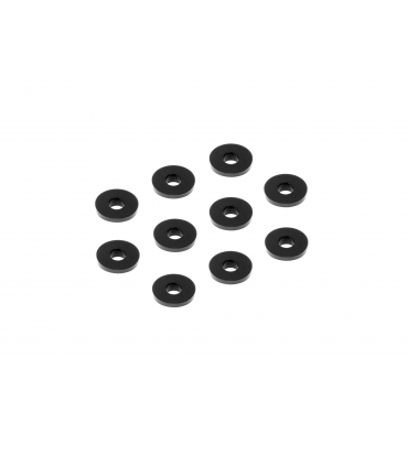 ALU SHIM 3x9x1.0MM - BLACK (10)