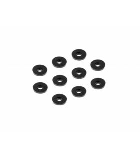ALU SHIM 3x9x2.0MM - BLACK (10)