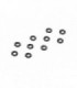 ARANDELAS 3X6X0.5MM - NEGRO (10)
