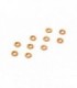 ARANDELAS 3X6X0.5MM - NARANJA (10)