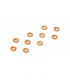 ARANDELAS 3X6X0.5MM - NARANJA (10)