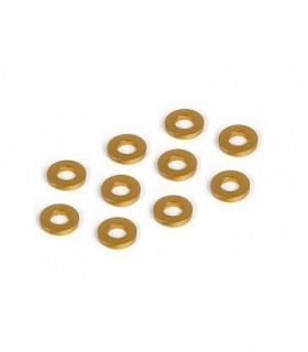ARANDELAS ALUMINIO 3X6X1 NARANJA (10)