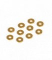 ARANDELAS ALUMINIO 3X6X1 NARANJA (10)