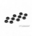 ARANDELAS DE ALUMINIO 3X6X2 NEGRAS (10)