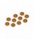 ARANDELAS DE ALUMINIO 3X6X2 NARANJA (10)