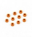 ARANDELAS ALUM. 3X6X3.0MM - NARANJA (10)