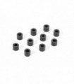 ARANDELA ALU 3x6x5.0MM - NEGRA (10)