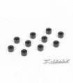 ARANDELA ALU 3x6x4.0MM - NEGRA (10)