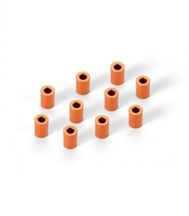 ALU SHIM 3x6x9.0MM - ORANGE (10)