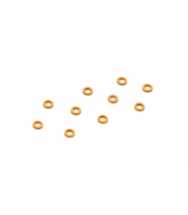 ARANDELA ALU 3x5x1.0MM - NARANJA (10)