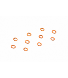 ARANDELA ALU 3x5x0.5MM - NARANJA (10)