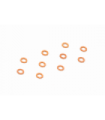 ARANDELA ALU 3x5x0.5MM - NARANJA (10)