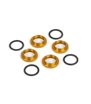 ROSCA AJUSTE AMORT ALU + O-RING - NARANJA (4)