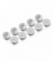 SET LLANTAS DELANTERA 2WD 12MM XB20 (10) BLANCO