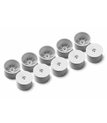 SET LLANTAS TRASERAS 2WD/4WD 12MM XB20 (10) BLANCO
