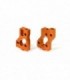 SOPORTE EMISORA (L+R) - SWISS 7075 T6 - NARANJA