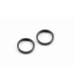 ARANDELA ALU EJE 2-VELS. NEGRO (2)