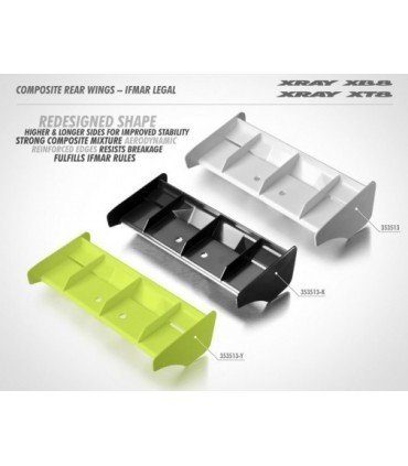 REAR WING - FRONTWARD - YELLOW