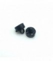 XB8/GT ALU SHOCK CAP NUT VENT HOLE - SWISS 7075 T6 - BLACK COATED (2)