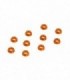 ARANDELA CONICA DE ALUMINIO 3X6X2.0MM - NARANJA (10)