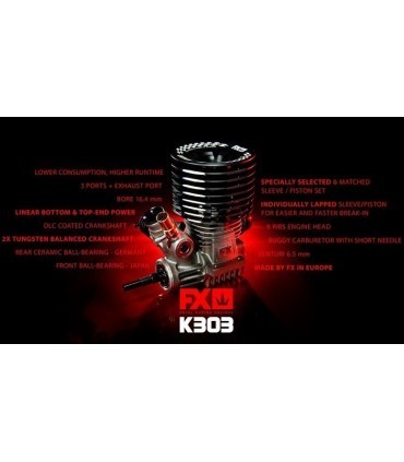 FX K303-COMBO: ENGINE+MUFFLER 2169+MANIFOLD-MEDIUM