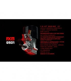 FX G501-COMBO: ENGINE+MUFFLER 2168+MANIFOLD GT