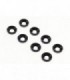 BETA ARANDELAS CONICAS 3MM NEGRAS (8)