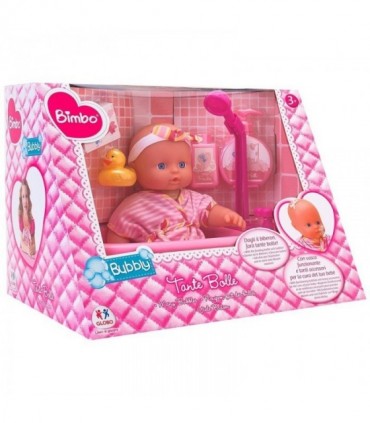 MUÑECA CON BAÑERA Y ACCESORIOS